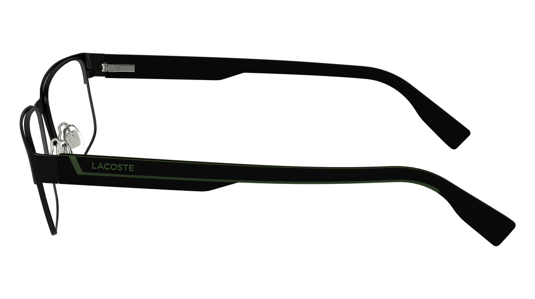 Lunettes de vue lacoste l2298 002 negro rectangular masculino taille 54mm - Vue détaillée