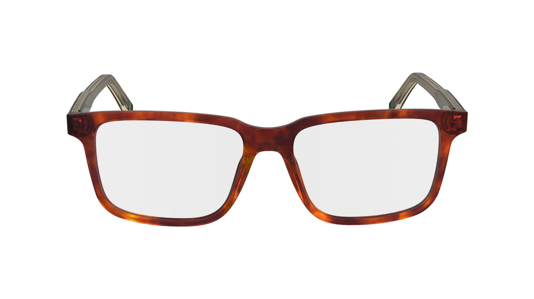 Lunettes de vue lacoste l2946 219 marron rectangular unisex taille 55mm - Vue principale