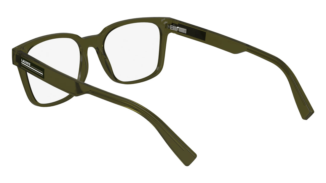 Lunettes de vue lacoste l2947 275 beige rectangular masculino taille 54mm - Vue détaillée