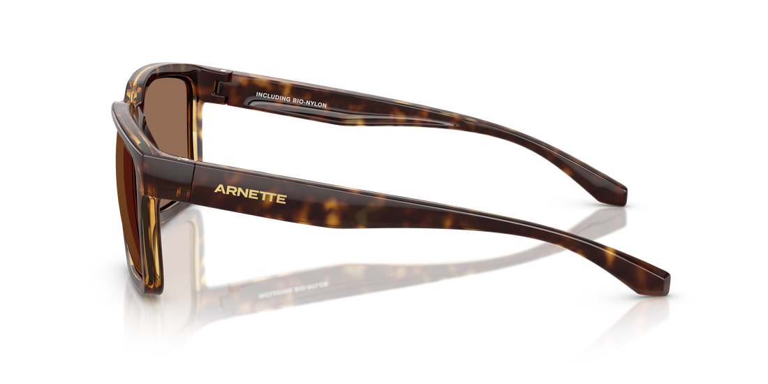 Occhiali da sole arnette an4346 plot twist 277073 marron square masculino taglia 57mm - Vista dettagliata