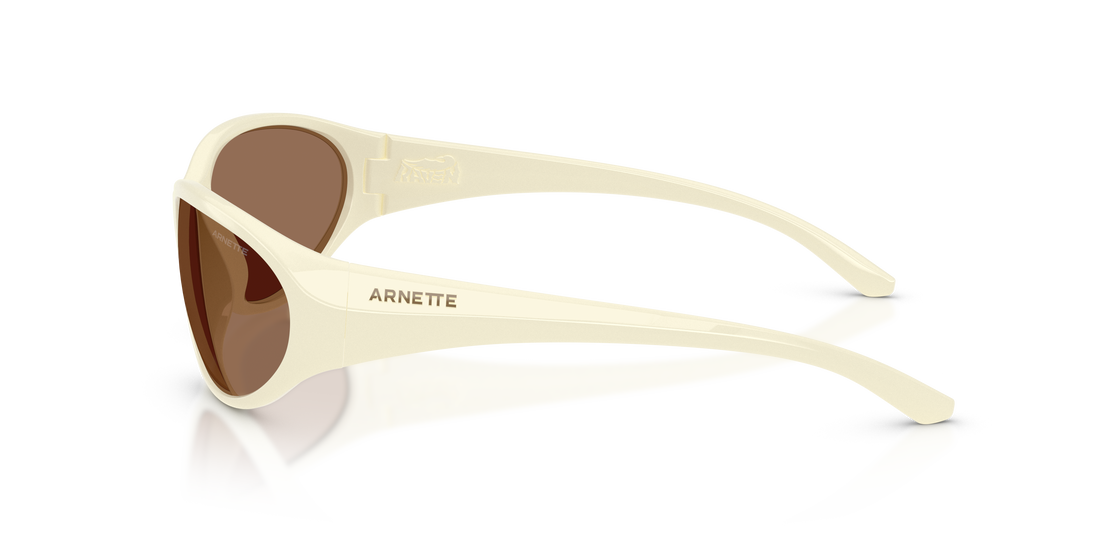 Occhiali da sole arnette an4368 raven 302973 blanco oval masculino taglia 64mm - Vista dettagliata