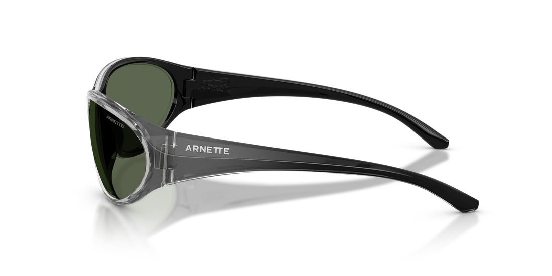 Occhiali da sole arnette an4368 raven 303371 gris oval masculino taglia 64mm - Vista dettagliata