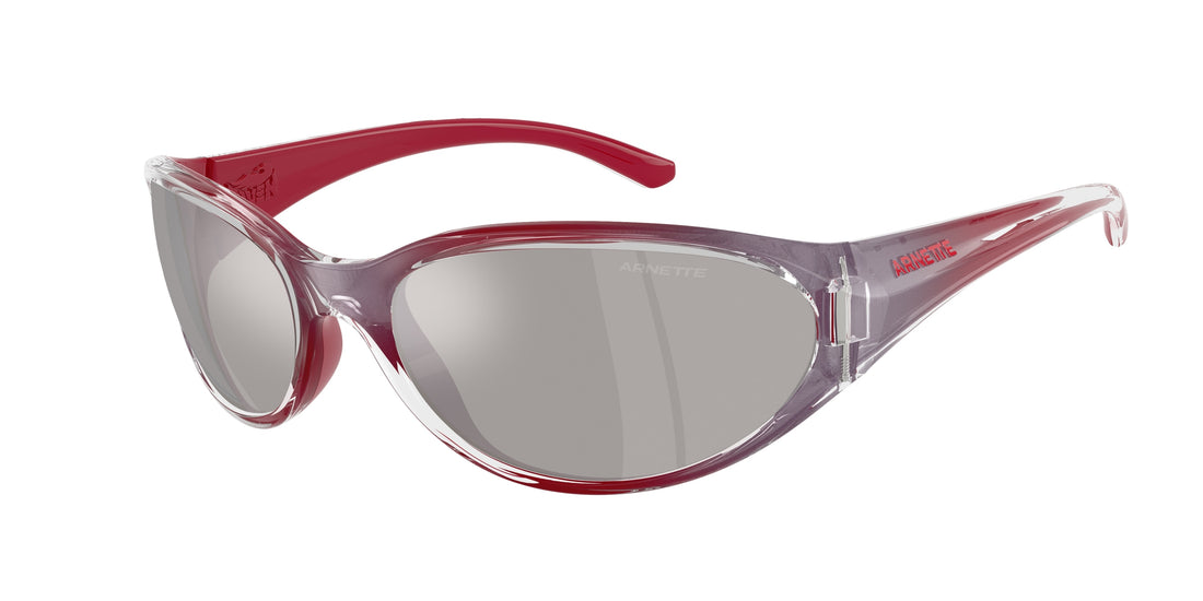 Occhiali da sole arnette an4368 raven 30376g rojo oval masculino taglia 64mm - Vista principale