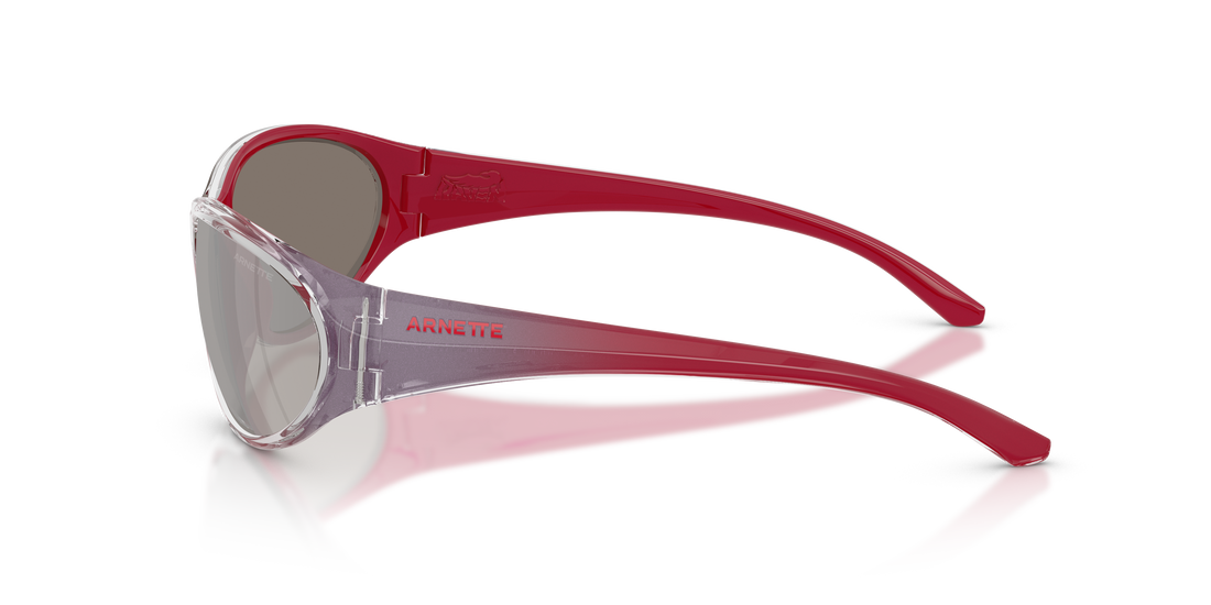 Occhiali da sole arnette an4368 raven 30376g rojo oval masculino taglia 64mm - Vista dettagliata