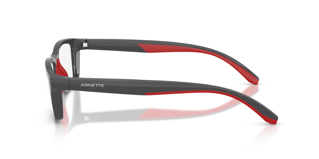 Óculos graduados arnette an7270 burb 2841 gris rectangular masculino tamanho 54mm - Vista de detalhe