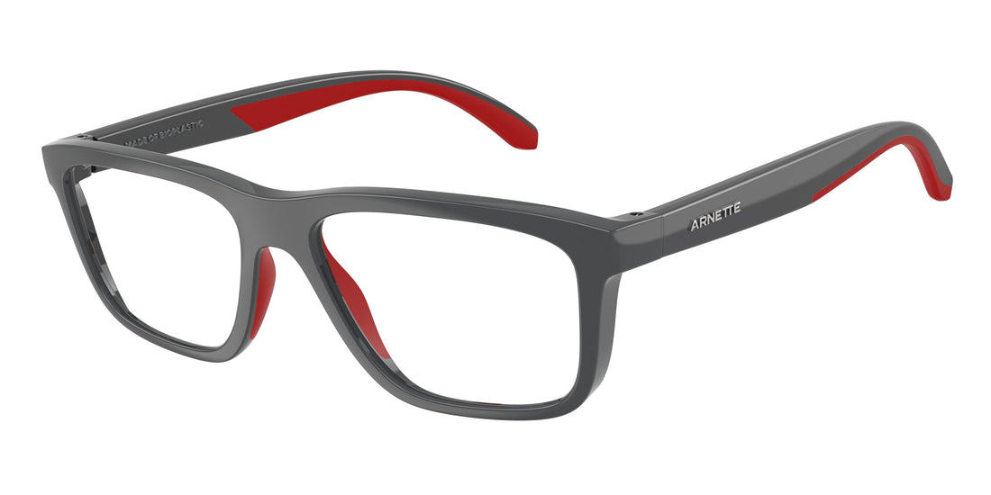 Óculos graduados arnette an7271 yup 2841 gris square masculino tamanho 55mm - Vista principal