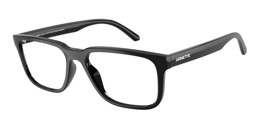 Prescription glasses arnette an7277u sans 2900 negro rectangular masculino size 56mm - Main view