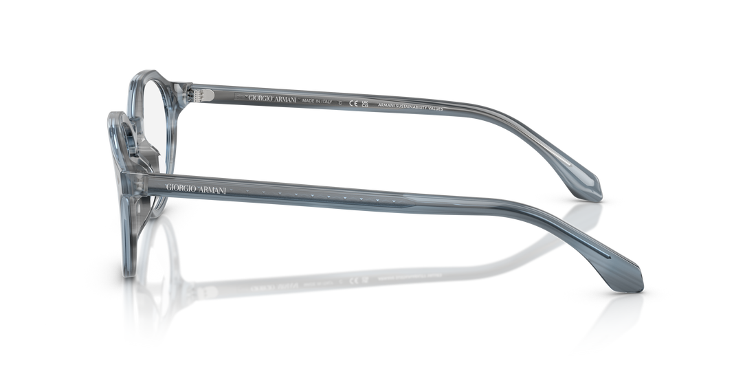 Occhiali da vista giorgio armani ar7264u 6343 azul pantos masculino taglia 49mm - Vista dettagliata