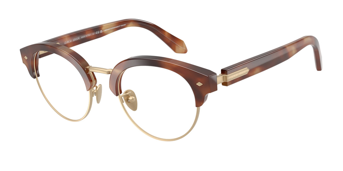Brillen giorgio armani ar7283 6302 marron pantos masculino größe 48mm - Hauptansicht