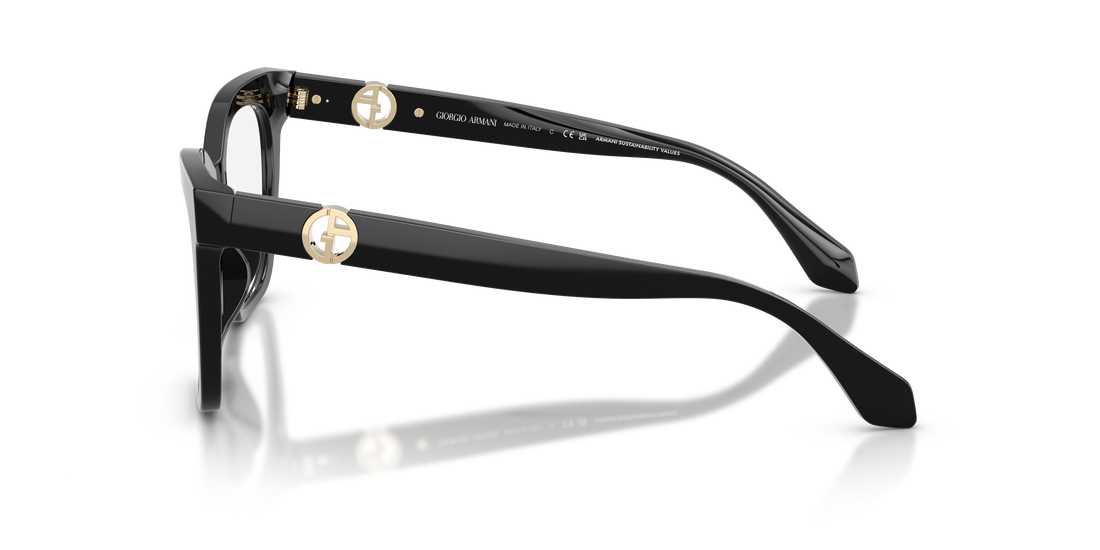 Brillen giorgio armani ar7286u 5875 negro cat eye femenino größe 50mm - Detailansicht