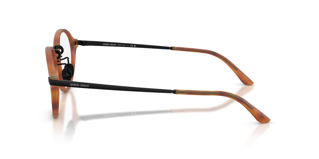 Occhiali da vista giorgio armani ar7287 6404 marron pantos masculino taglia 48mm - Vista dettagliata