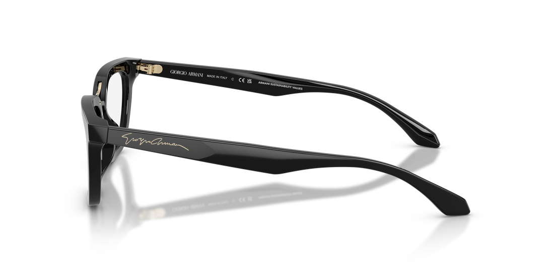 Occhiali da vista giorgio armani ar7290u 5017 negro butterfly femenino taglia 52mm - Vista dettagliata