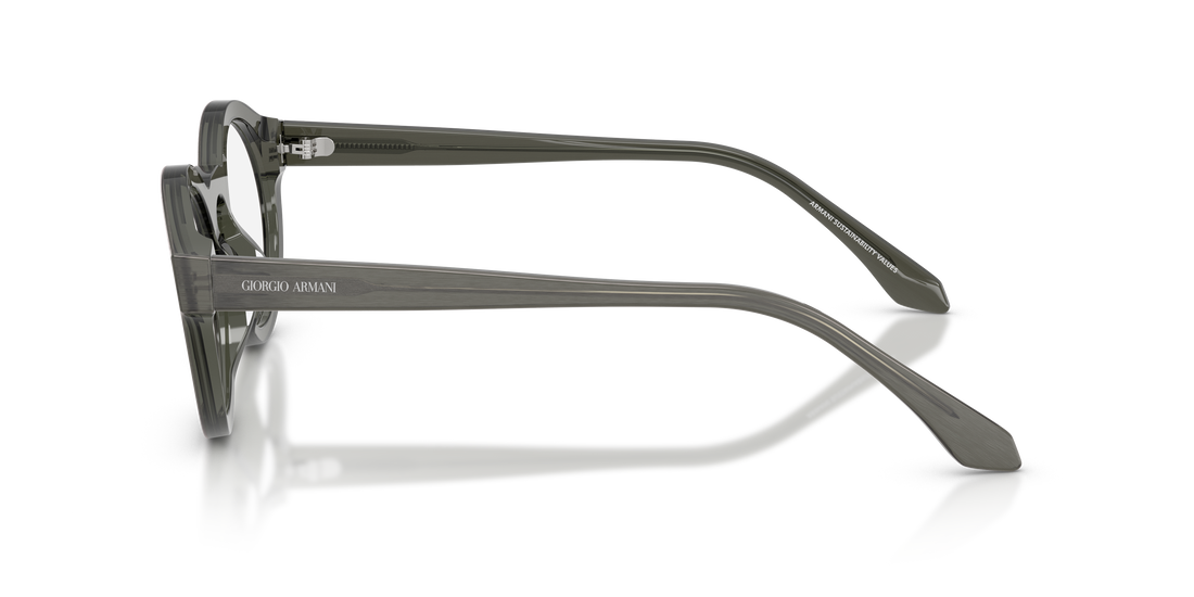 Occhiali da vista giorgio armani ar7292u 6396 verde pantos unisex taglia 45mm - Vista dettagliata
