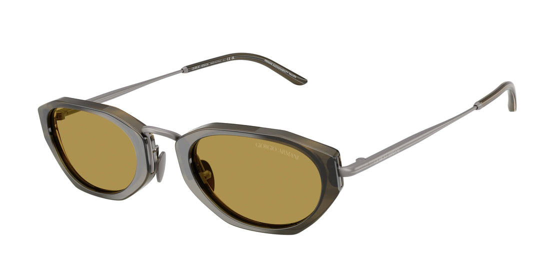 Occhiali da sole giorgio armani ar8242 6304/2 verde irregular masculino taglia 50mm - Vista principale
