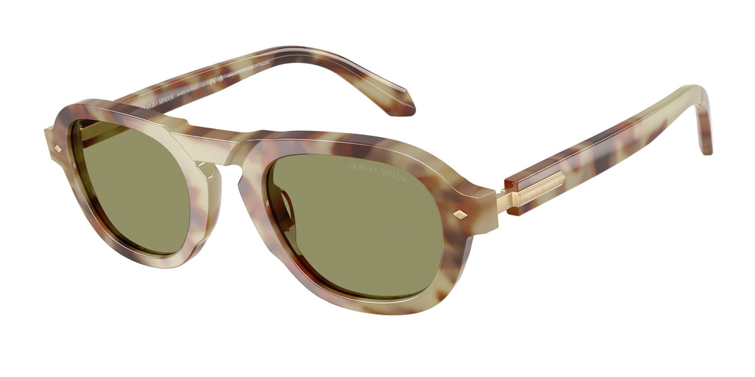 Sunglasses giorgio armani ar8244 629914 havana pillow masculino size 49mm - Main view