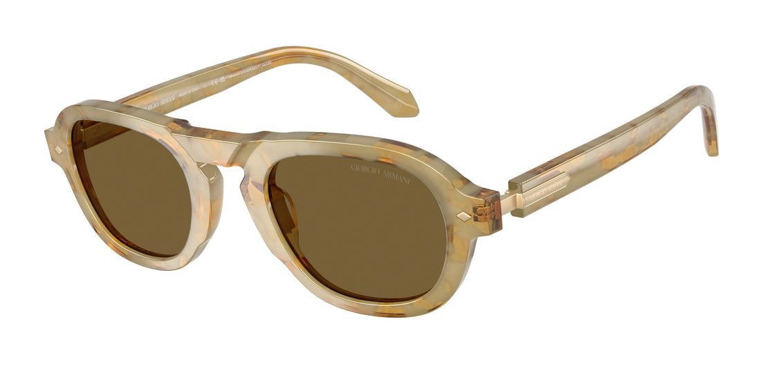 Occhiali da sole giorgio armani ar8244 630073 havana pillow masculino taglia 49mm - Vista principale