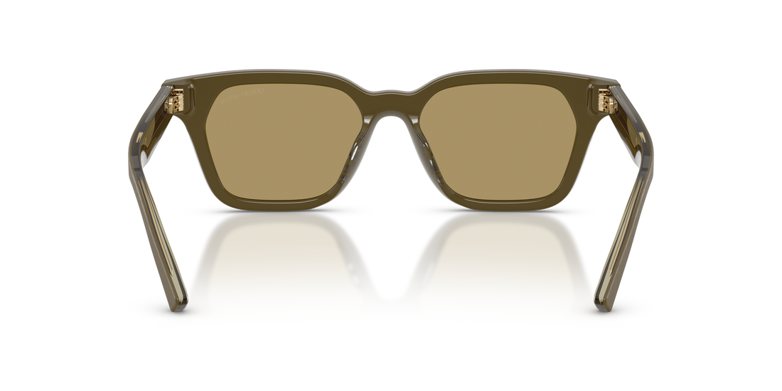 Gafas de sol giorgio armani ar8251u 6401/2 verde pillow unisex talla 52mm - Vista de detalle