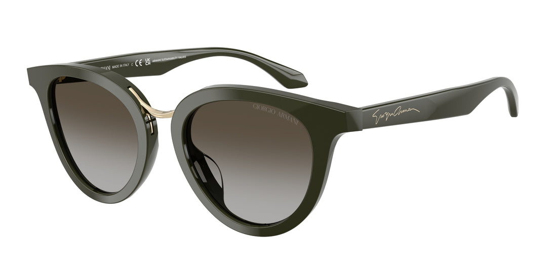 Gafas de sol giorgio armani ar8252u 640013 verde round femenino talla 49mm - Vista principal