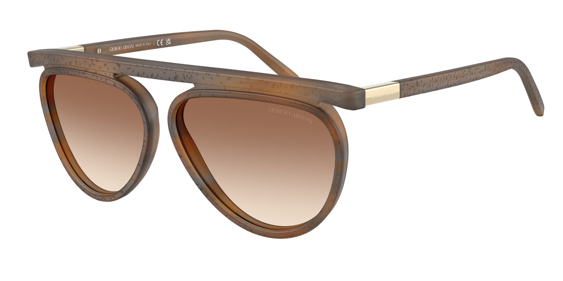 Gafas de sol giorgio armani ar8262 642913 marron pilot femenino talla 58mm - Vista principal