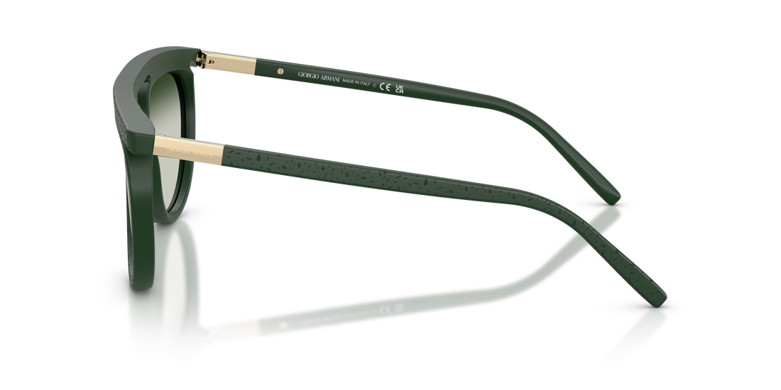 Gafas de sol giorgio armani ar8262 64307z verde pilot femenino talla 58mm - Vista de detalle