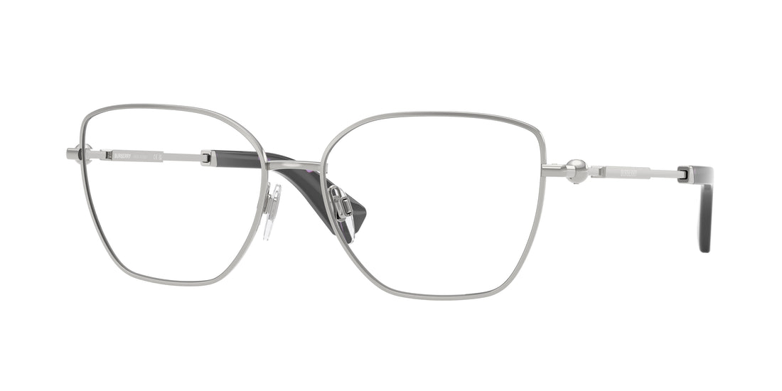Occhiali da vista burberry be1390 1005 plateado cat eye femenino taglia 54mm - Vista principale
