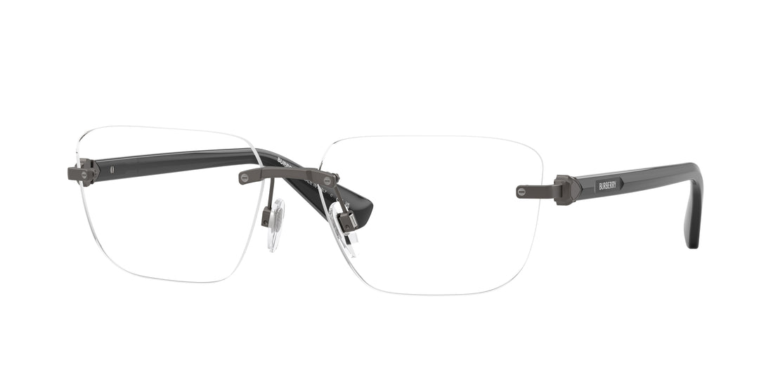 Occhiali da vista burberry be1392 1316 gris rectangular masculino taglia 58mm - Vista principale