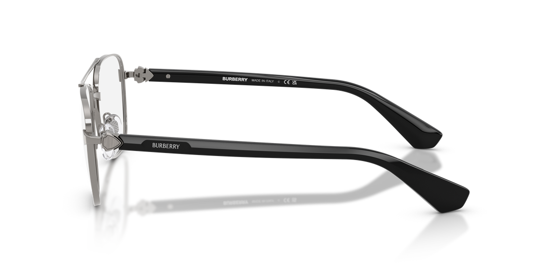 Brillen burberry be1396 1003 gris pilot masculino größe 56mm - Detailansicht