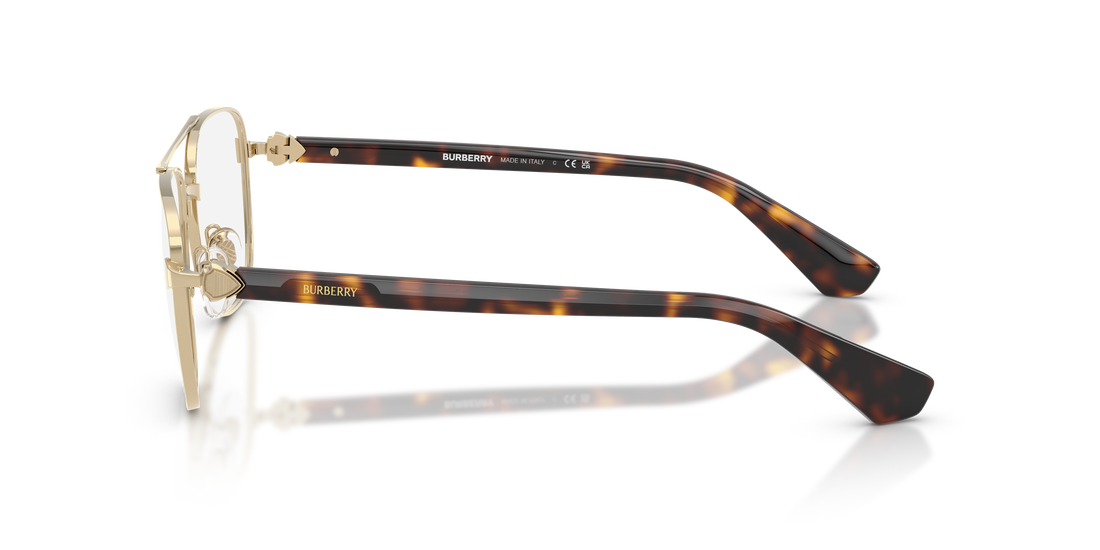 Brillen burberry be1396 1109 dorado pilot masculino größe 54mm - Detailansicht