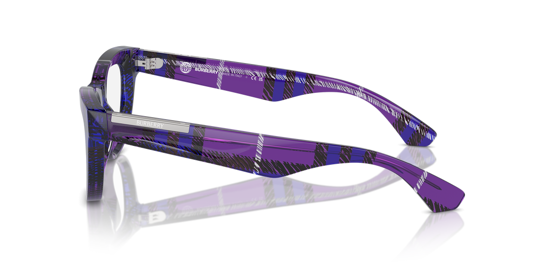 Brillen burberry be2406u 4113 morado rectangular femenino größe 52mm - Detailansicht