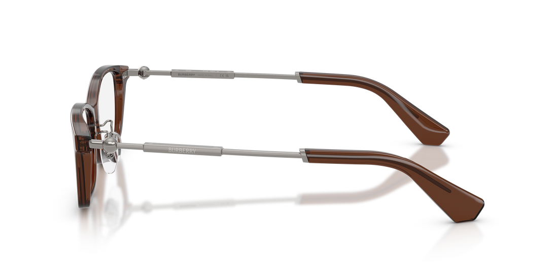 Lunettes de vue burberry be2414d 4245 marron rectangular masculino taille 55mm - Vue détaillée