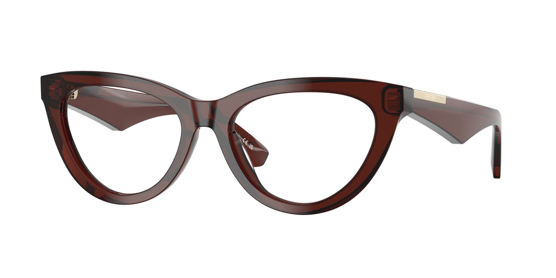 Occhiali da vista burberry be2418u 4144 marrón cat eye femenino taglia 51mm - Vista principale
