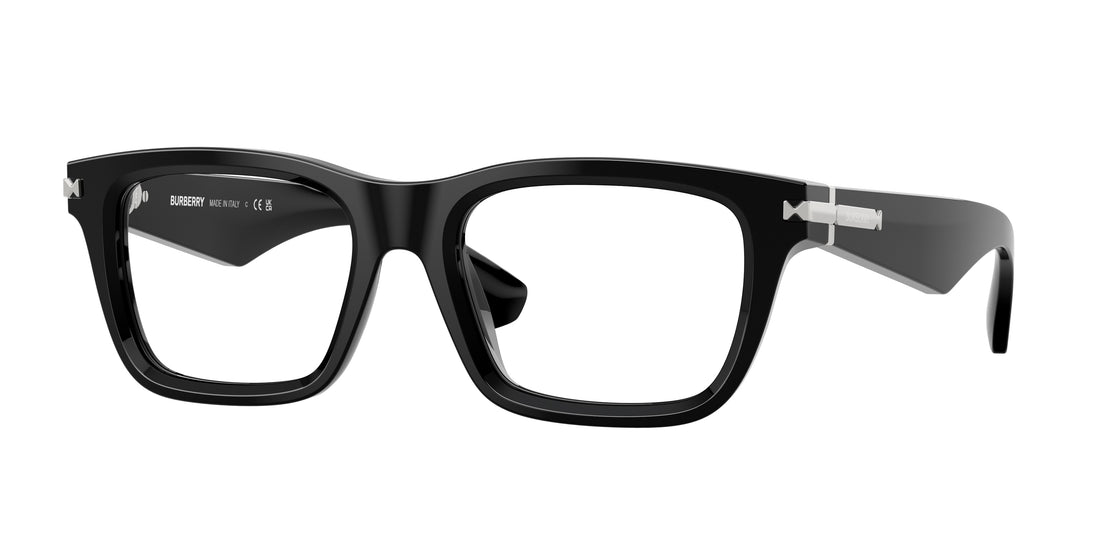Occhiali da vista burberry be2419 3001 negro rectangular masculino taglia 53mm - Vista principale