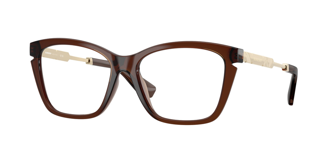 Occhiali da vista burberry be2427u 4116 marron cat eye femenino taglia 52mm - Vista principale