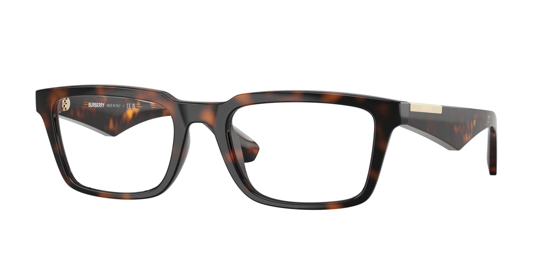 Occhiali da vista burberry be2428u 3002 marron rectangular masculino taglia 52mm - Vista principale