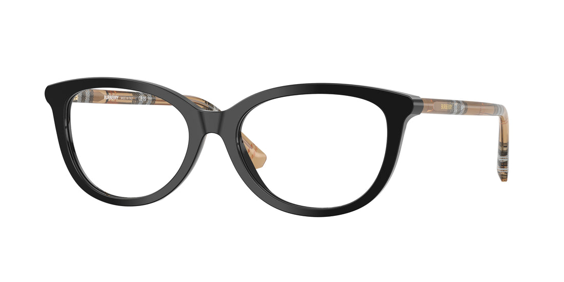 Occhiali da vista burberry be2431 4161 negro cat eye femenino taglia 54mm - Vista principale