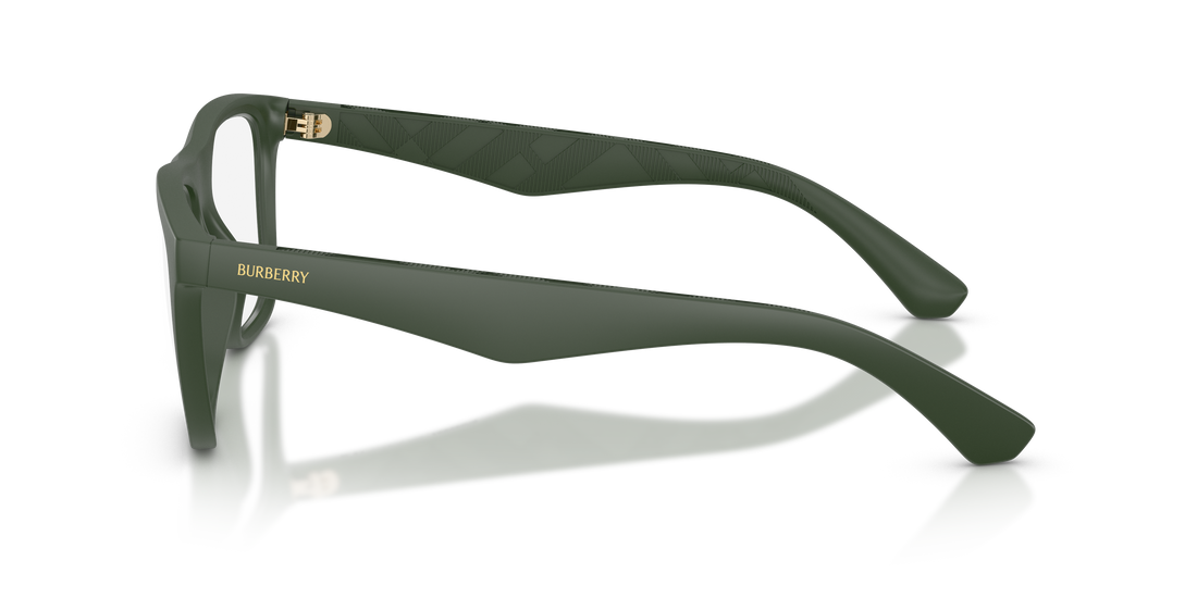 Occhiali da vista burberry be2432u 4170 verde square masculino taglia 55mm - Vista dettagliata