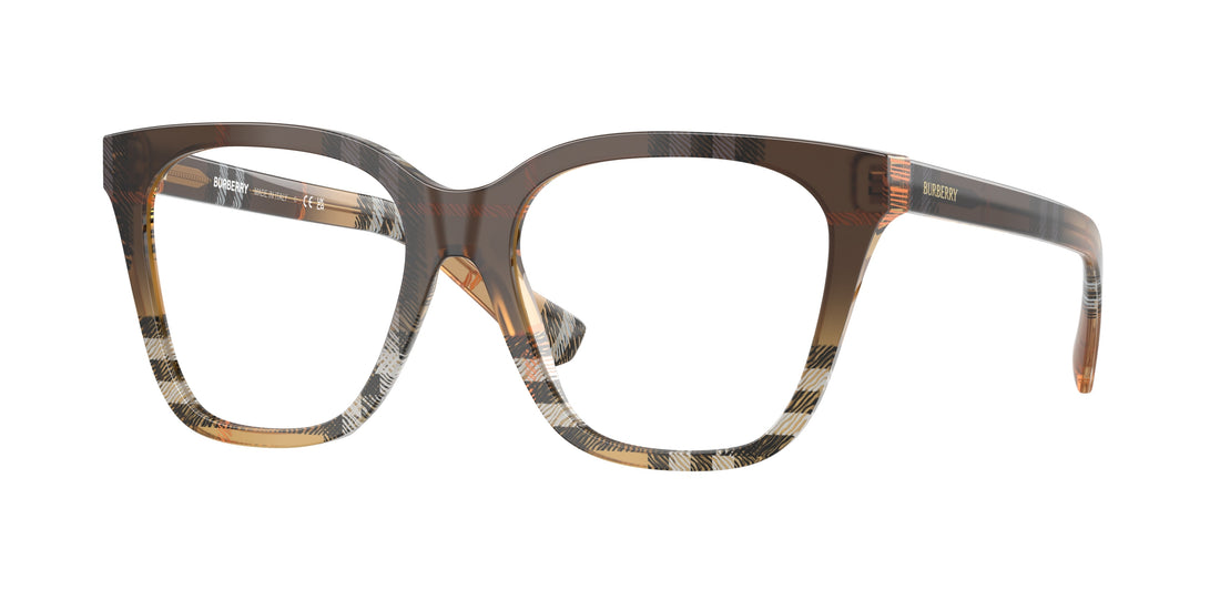 Occhiali da vista burberry be2438 4202 marron square femenino taglia 51mm - Vista principale