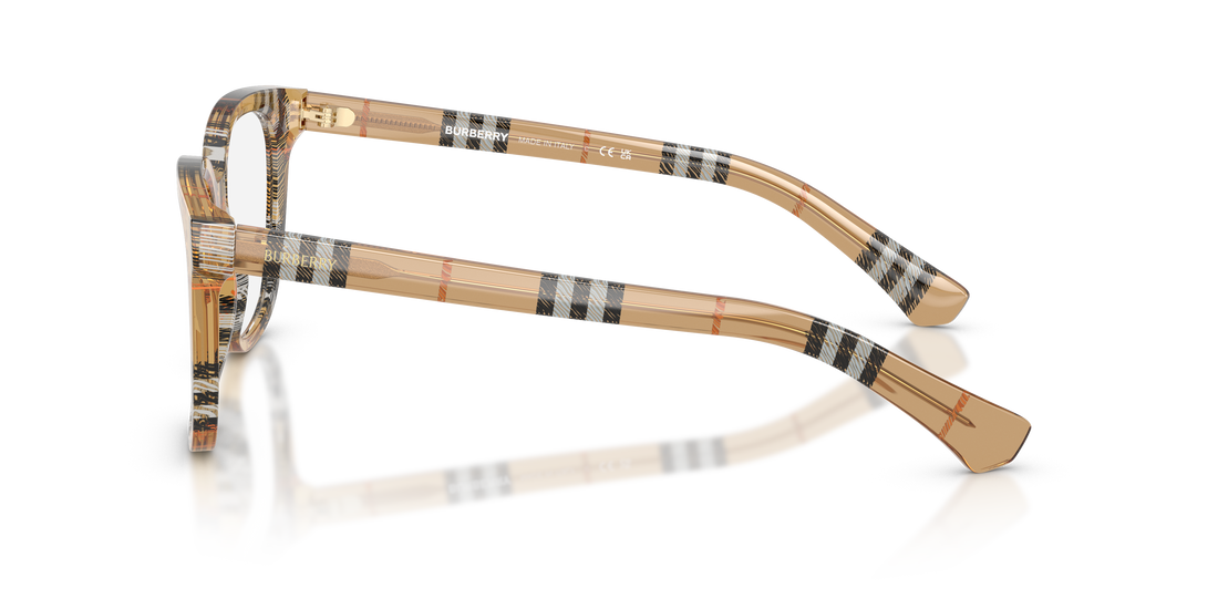 Brillen burberry be2439 4163 marron pantos femenino größe 50mm - Detailansicht