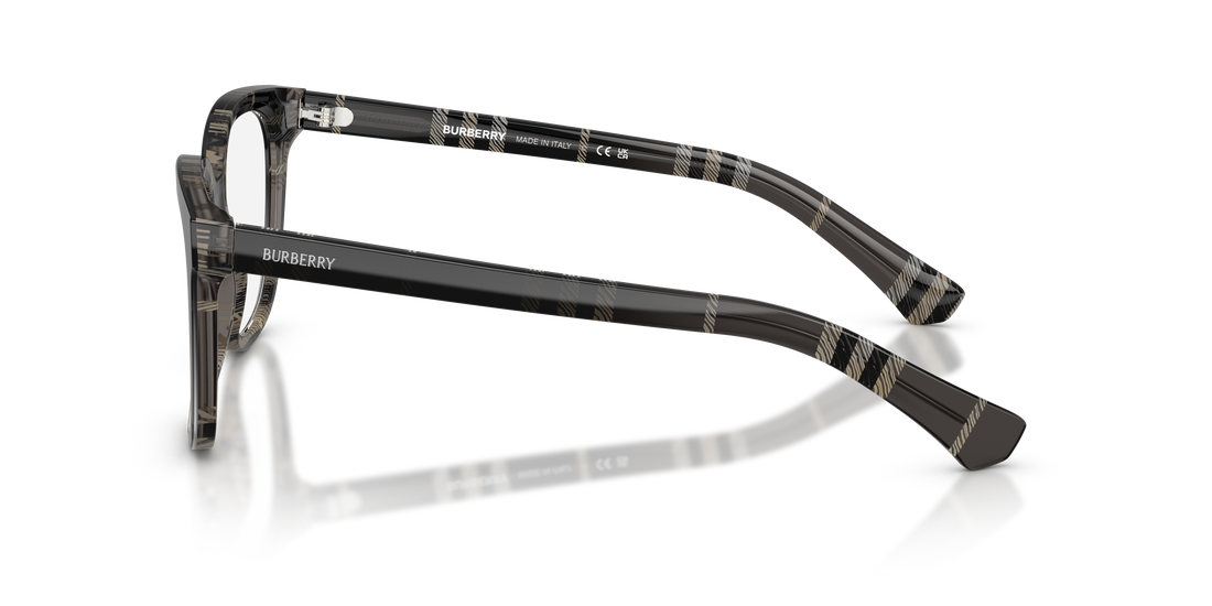 Brillen burberry be2439 4200 gris pantos femenino größe 50mm - Detailansicht