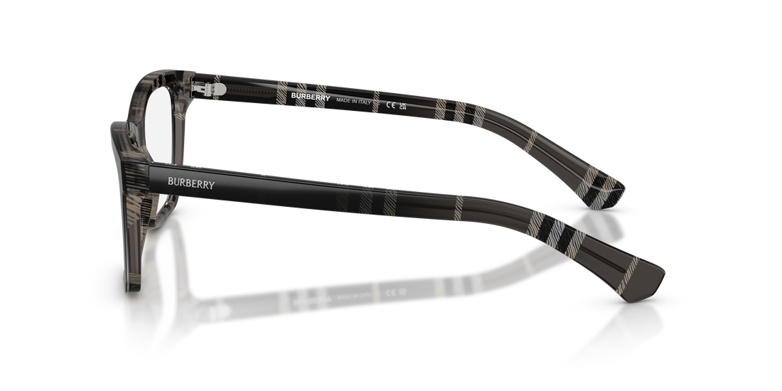 Brillen burberry be2440 4200 gris rectangular femenino größe 52mm - Detailansicht
