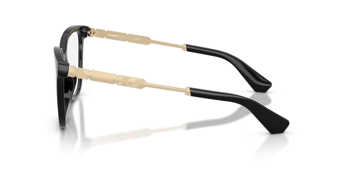 Brillen burberry be2441u 3001 negro square femenino größe 53mm - Detailansicht