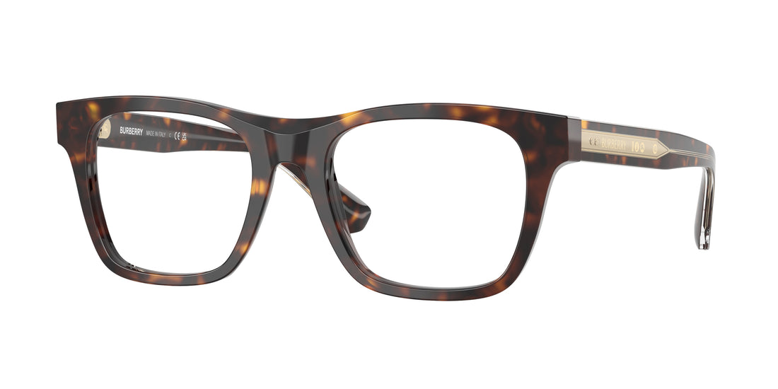 Occhiali da vista burberry be2445 4205 marron square masculino taglia 52mm - Vista principale
