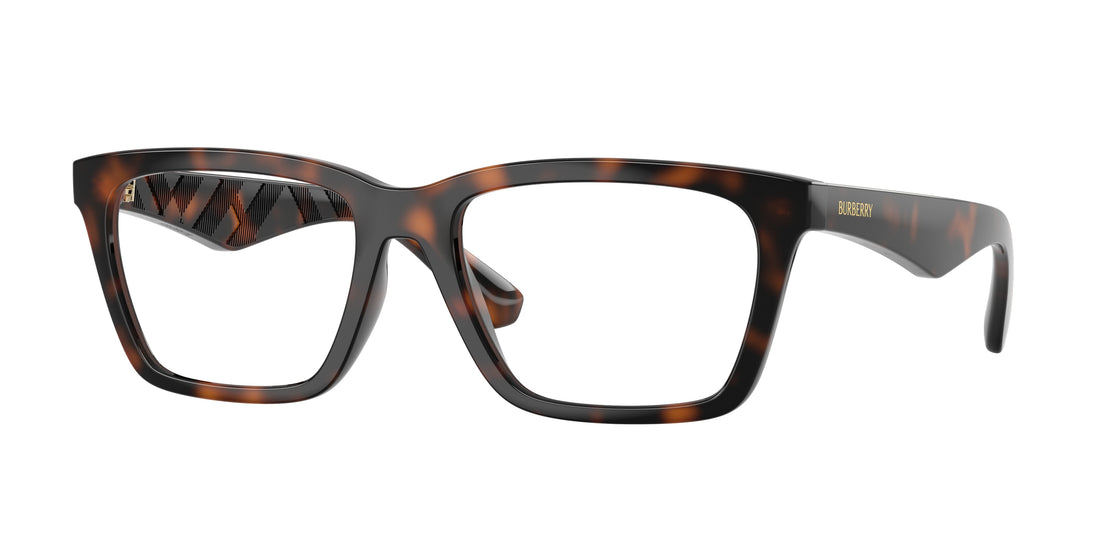 Occhiali da vista burberry be2446u 3002 marron rectangular masculino taglia 55mm - Vista principale