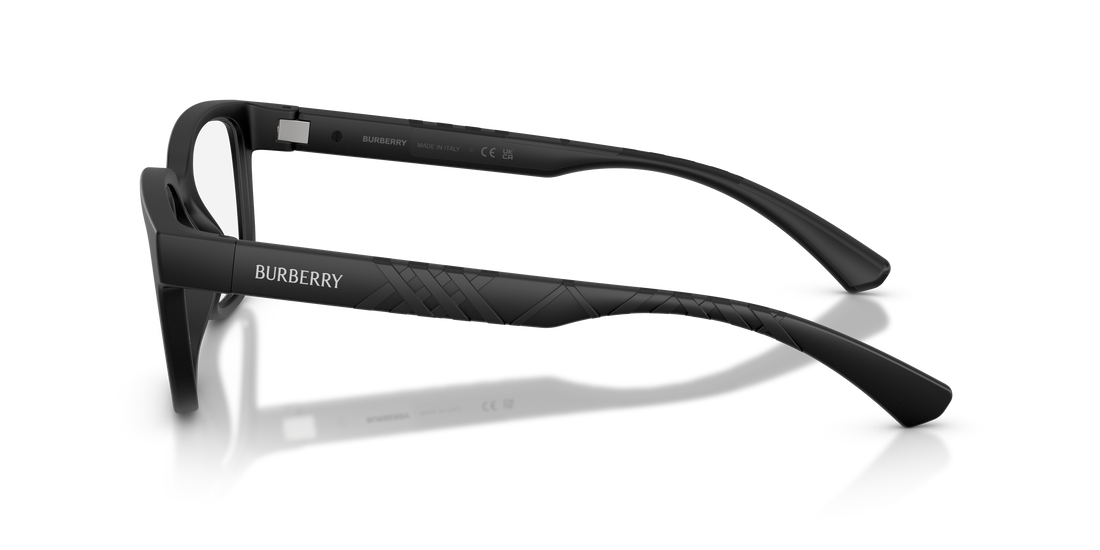 Occhiali da vista burberry be2451u 3464 negro rectangular masculino taglia 52mm - Vista dettagliata