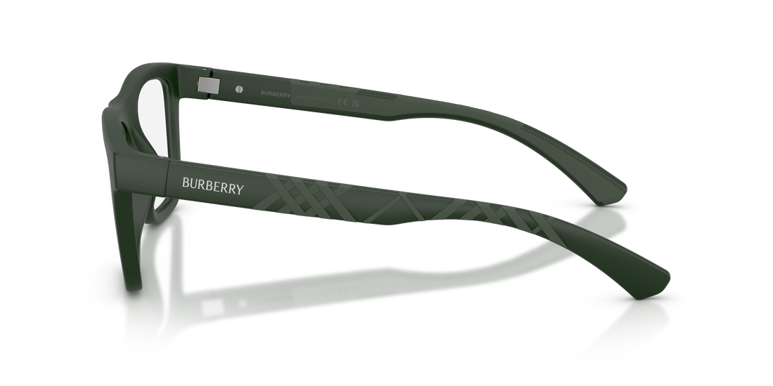 Occhiali da vista burberry be2452u 4232 verde rectangular masculino taglia 51mm - Vista dettagliata
