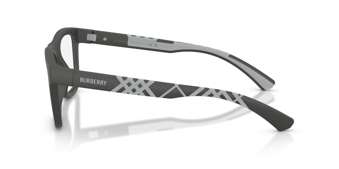 Lunettes de vue burberry be2452u 4233 gris rectangular masculino taille 53mm - Vue détaillée