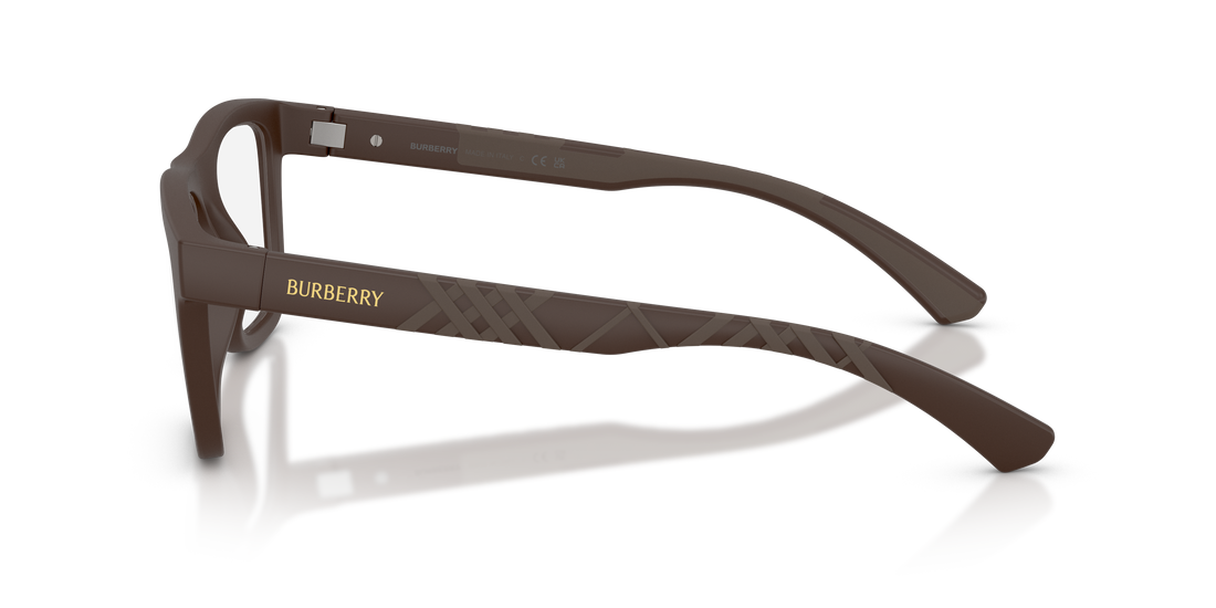 Lunettes de vue burberry be2452u 4234 marron rectangular masculino taille 51mm - Vue détaillée