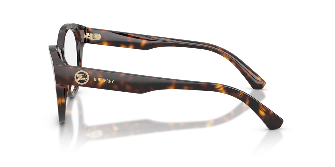 Occhiali da vista burberry be2458 3002 marron cat eye femenino taglia 52mm - Vista dettagliata