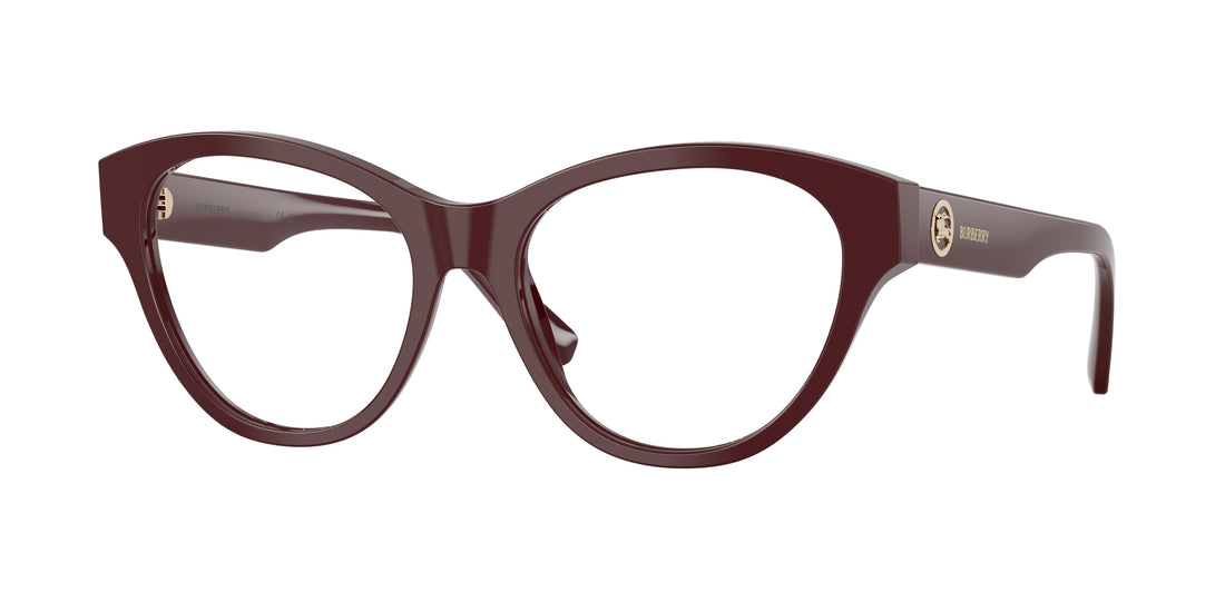 Óculos graduados burberry be2458 4119 rojo cat eye femenino tamanho 52mm - Vista principal