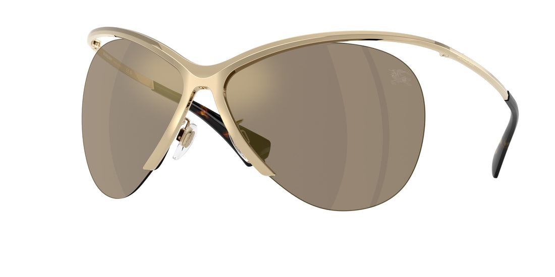 Óculos de sol burberry be3168 11095a dorado cat eye femenino tamanho 37mm - Vista principal